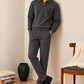 Deep Grey Interlock Co-ord Set