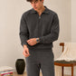 Deep Grey Interlock Co-ord Set