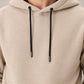 Beige Fleece Hoodie
