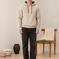 Beige Fleece Hoodie