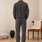 Deep Grey Interlock Co-ord Set