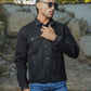 Black Button Down Jacket-Him
