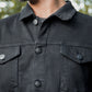 Black Button Down Jacket-Him