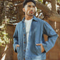 Classic Mid Blue Shacket