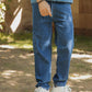 Dark Blue Relaxed Jog Jeans