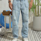 Ripped & Repair Blue Jeans Him