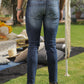Fab10 Blue Slim Fit Jeans