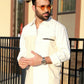 Two tone Beige Shirt