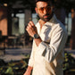 Two tone Beige Shirt