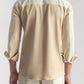 Two tone Beige Shirt