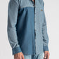 Two tone Blue Shirt