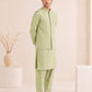 Mint Blended Waistcoat - Straigth Cut - Men