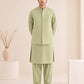 Mint Blended Waistcoat - Straigth Cut - Men