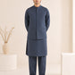 Charcoal Grey Blended Waistcoat - Straigth Cut - Men