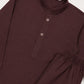 Mahogany Blended Kurta Trouser - Kids