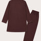 Mahogany Blended Kurta Trouser - Kids