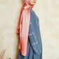 Mist Blue Embroidered Abaya