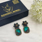 Natasha Royal Bloom Drop Earring | ZAROSH JEWEL