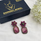 Natasha Royal Bloom Drop Earring | ZAROSH JEWEL