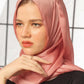 Pale Copper Crinkle Silk Hijab