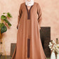 Pale Copper Kimono Abaya