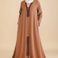 Pale Copper Kimono Abaya