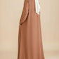 Pale Copper Kimono Abaya