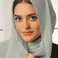 Pale Slate Georgette Hijab