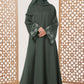 Palm Embroidered Abaya