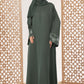 Palm Embroidered Abaya