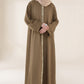 Turkish Rose Embroidered Abaya