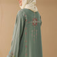 Pistachio Crepe Abaya