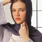 Purple Taupe Georgette Hijab