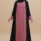 Raspberry Glace Kimono Abaya