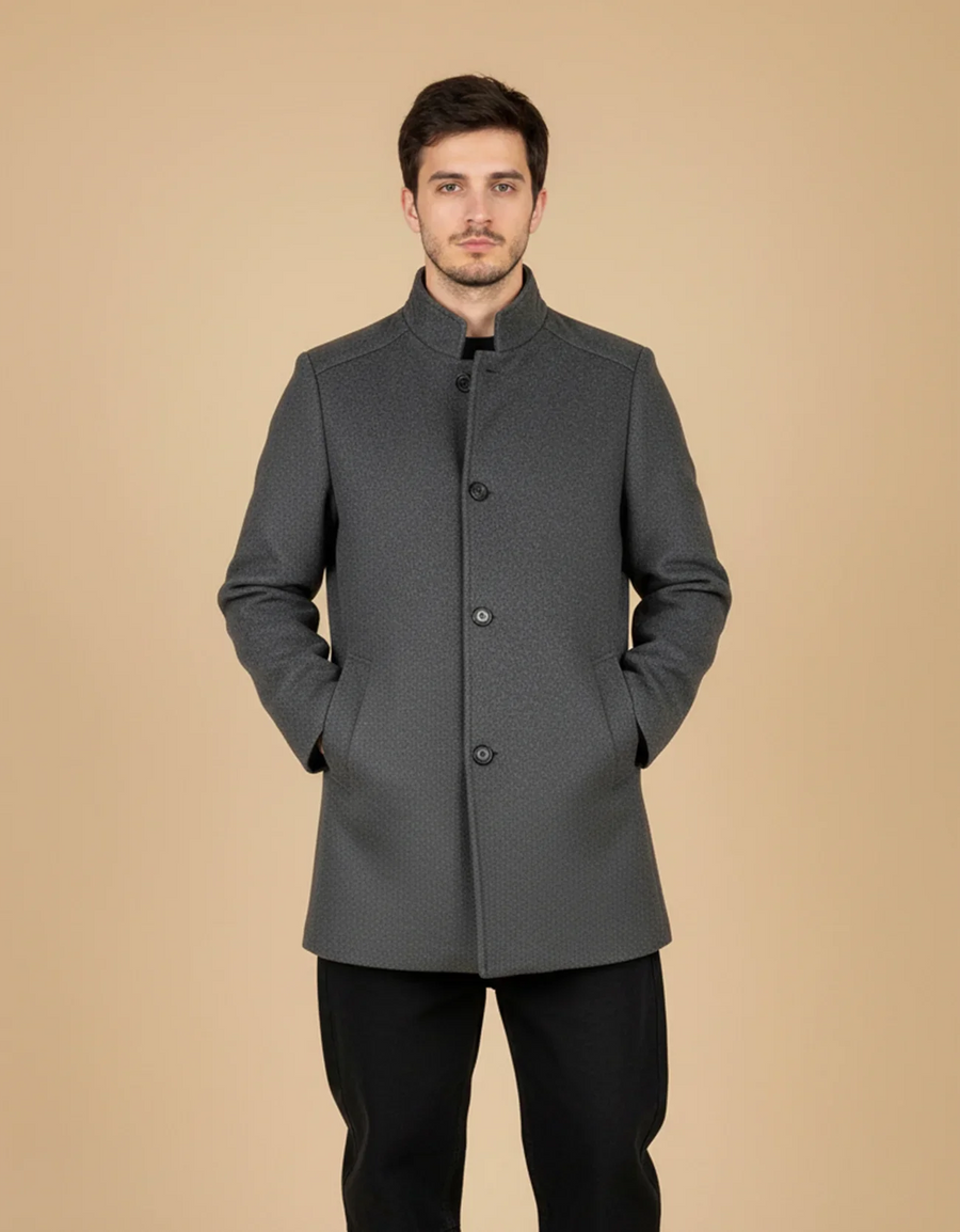 TAILORED WOOLEN OVERCOAT