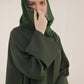 Rifle Green Shrug Abaya