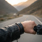 The Grit - Black Croc - Kara Style Leather Bracelet / Leather Cuff