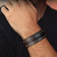 The Grit - Coco Brown - Kara Style Leather Bracelet / Leather Cuff