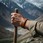 The Grit - Tan Brown - Kara Style Leather Bracelet / Leather Cuff
