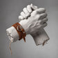Orbit - Orange Brown Wrap-around Leather Bracelet