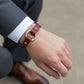 Rizz - Burgundy Leather Bracelet (Unisex)