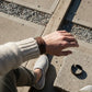The Grit - Coco Brown - Kara Style Leather Bracelet / Leather Cuff