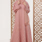 Rose Pink Embroidered Abaya