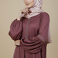 Rose Taupe Embroidered Abaya