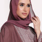Rosy Finch Georgette Hijab