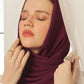 Rustic Red Georgette Hijab