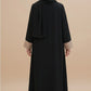Raspberry Glace Kimono Abaya