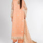 Stitched Peach Embroidered Shirt