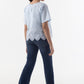 Stitched Dyed Kids Poplin Top