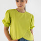Stitched Kids Dyed Poplin Top